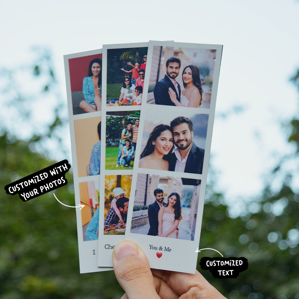 Fridge Magnet Photo Booth Strips - Set of 3