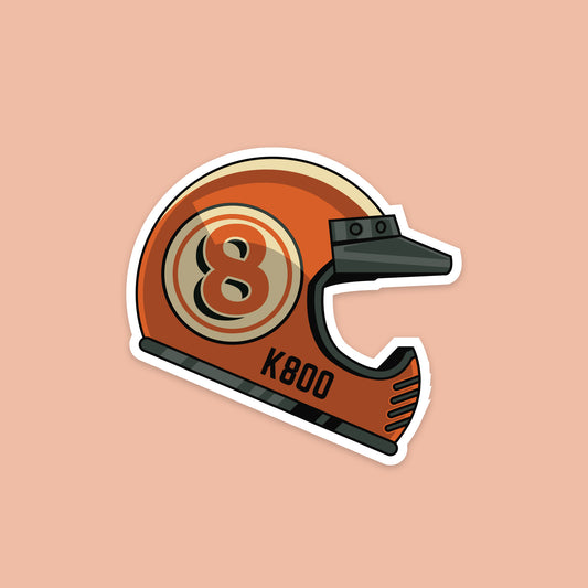 Biker Stylish Helmet Sticker