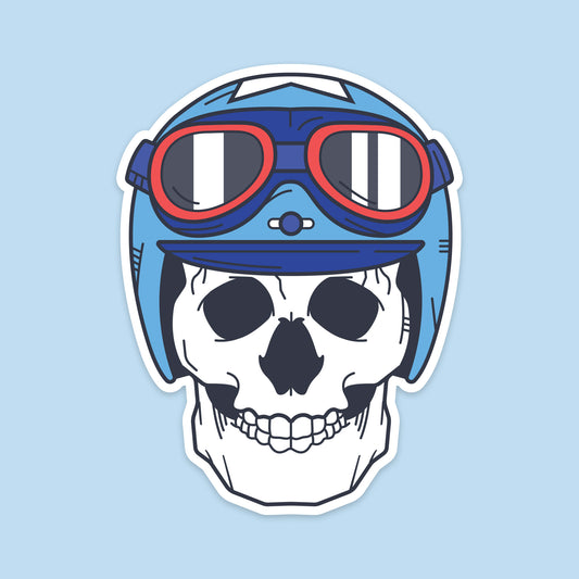 Skull Rider Sticker