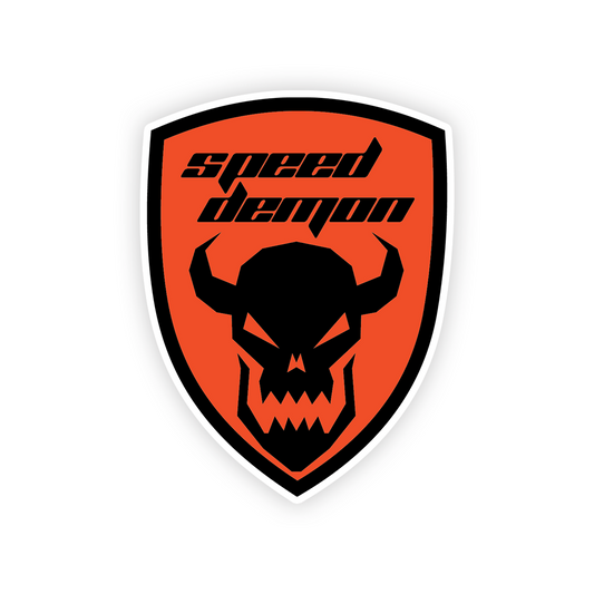 Speed Demon Car Sticker