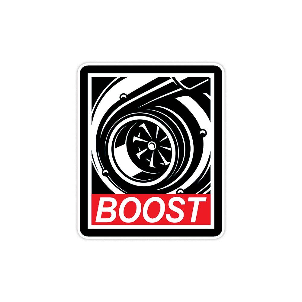 Trubo boost sticker