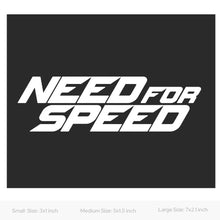 Need for Speed Decal Sticker for Car