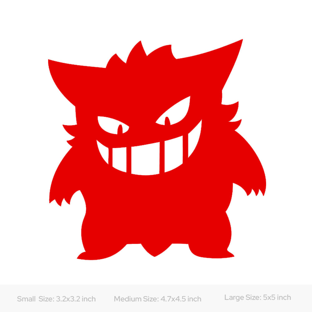 Gengar Car Decal Sticker