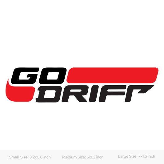 Go Drift car decal sticker