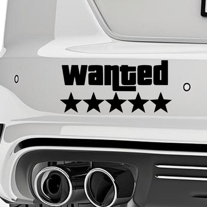 Wanted Car Decal