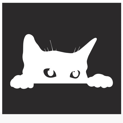 Cat car decal