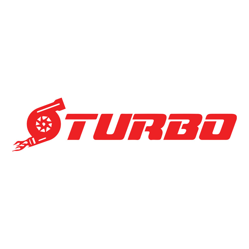 Turbo car decal