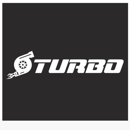 Turbo car decal