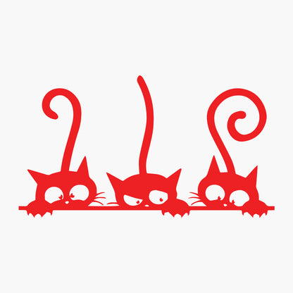 Freaky Cats Car decal