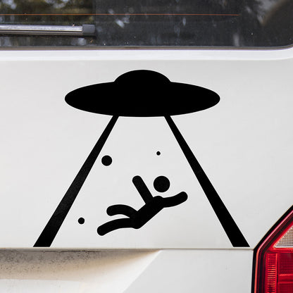 UFO car decal