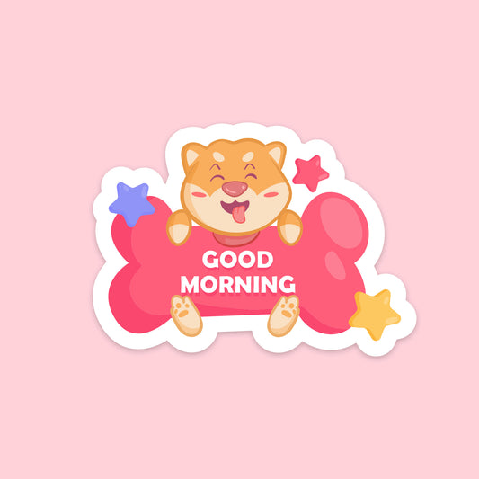 Good Morning Sticker