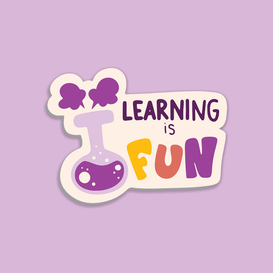 Learning Is Fun Sticker