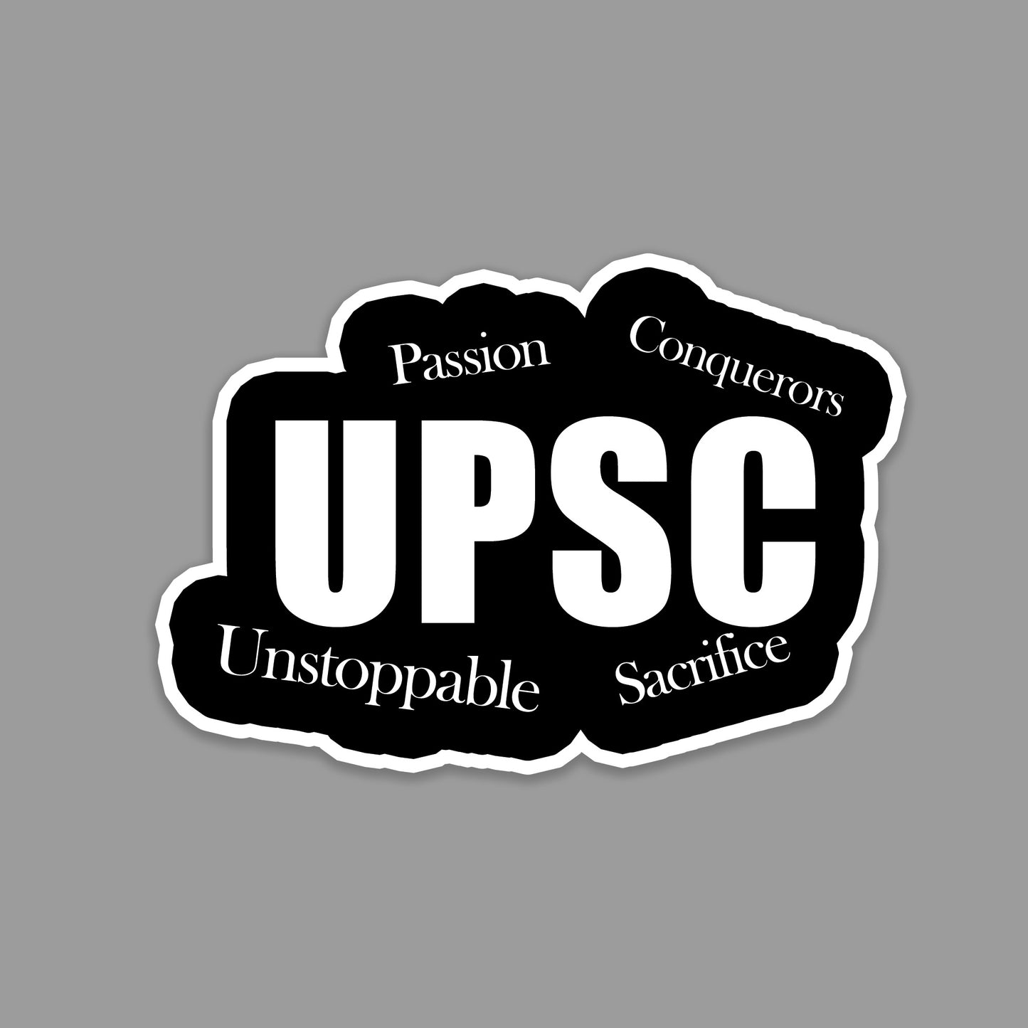 UPSC Motivation Sticker