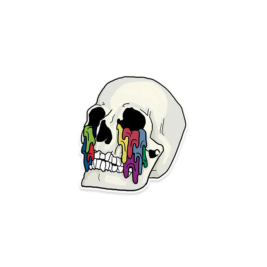 Crying skull Sticker