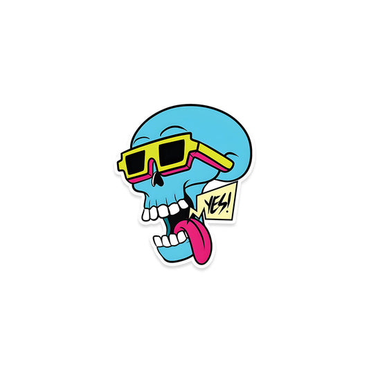 Cool Skull Sticker