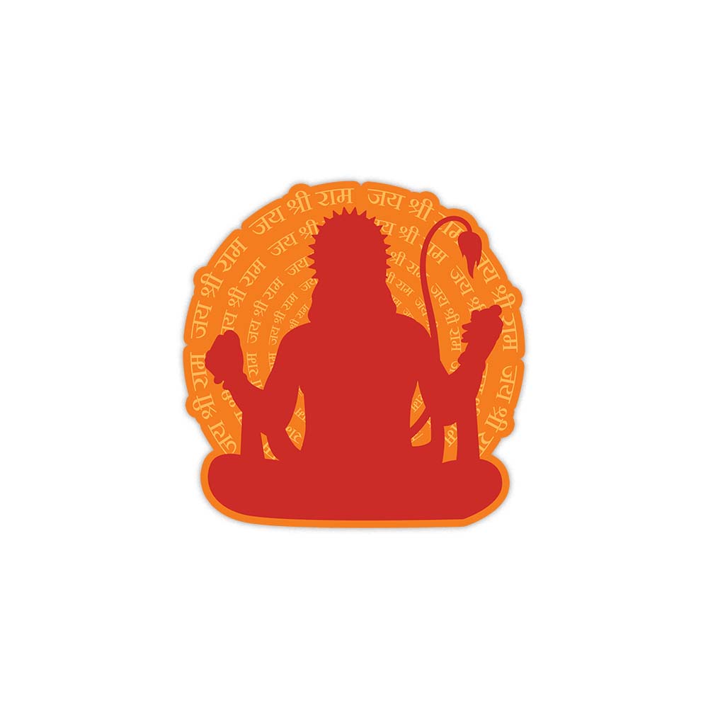 Calm Hanuman Ji sticker