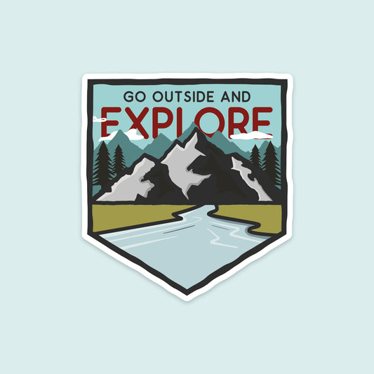 Go Outside & Explore Sticker