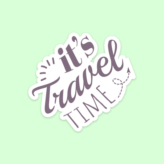 It's Travel Time Sticker