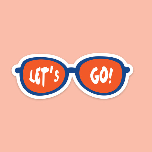 Let's Go Sticker