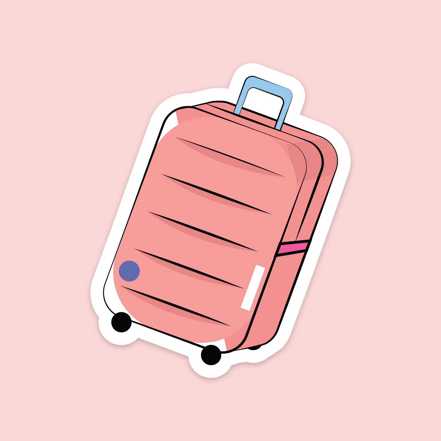 Travel Suitcase Sticker