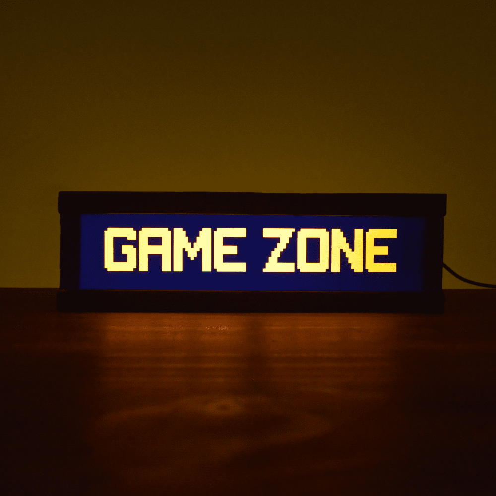 Gamer Letter Light Box