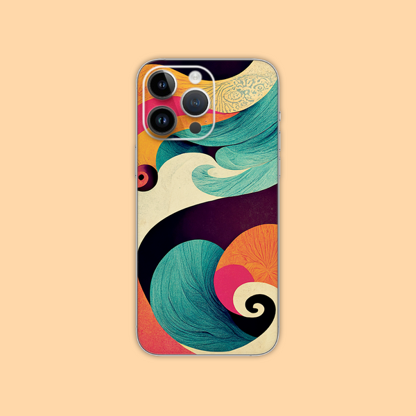 Classic Wave Pattern Mobile Skin