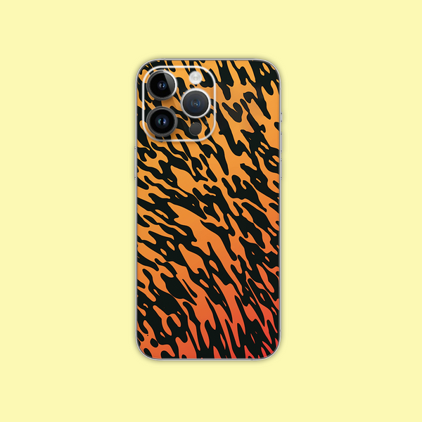 Tiger texture mobile skin