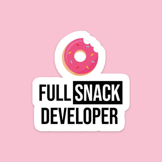 Full Snack Dev Sticker