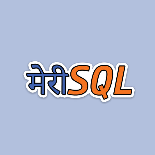 Hinglish SQL Sticker Sticker