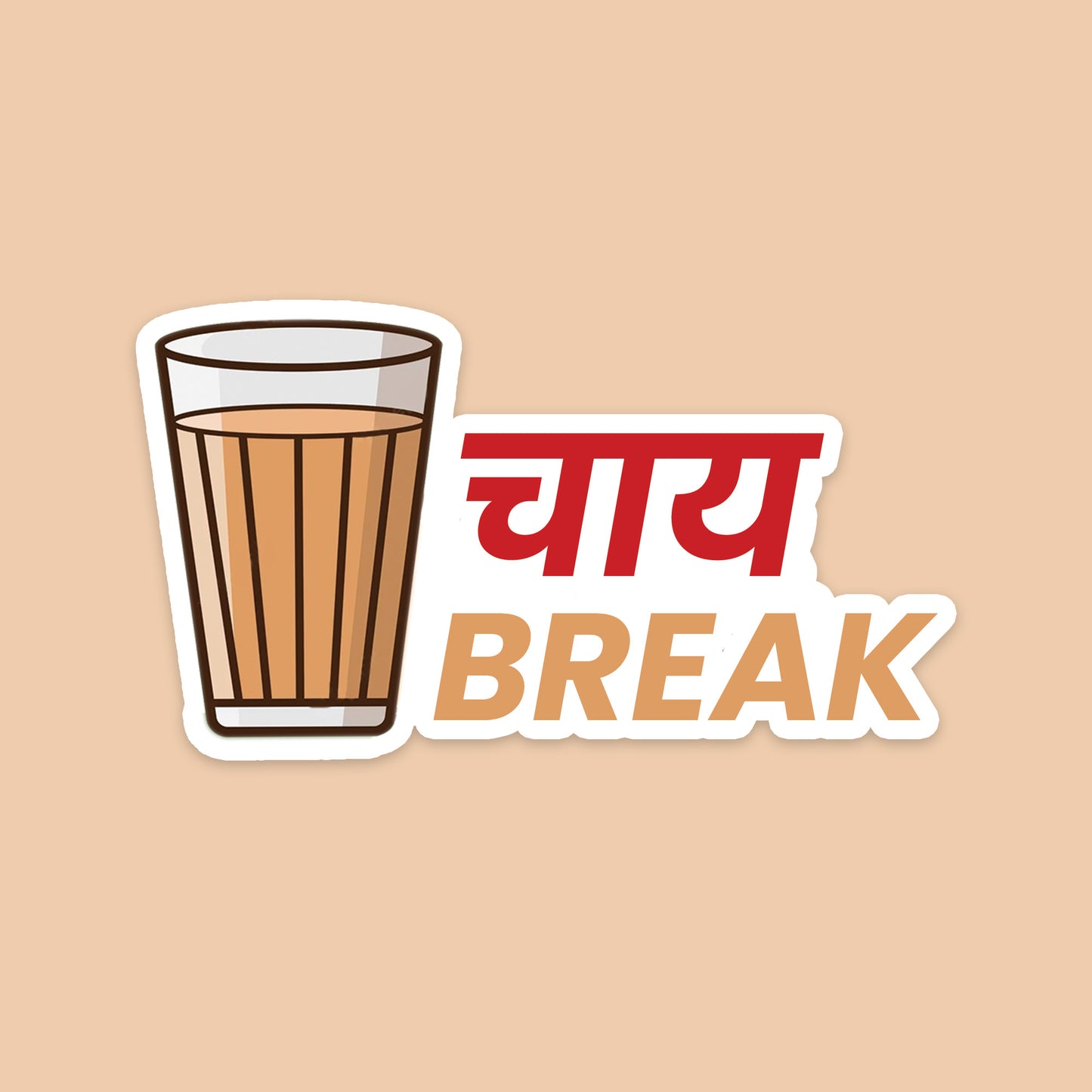 Chai Break Sticker