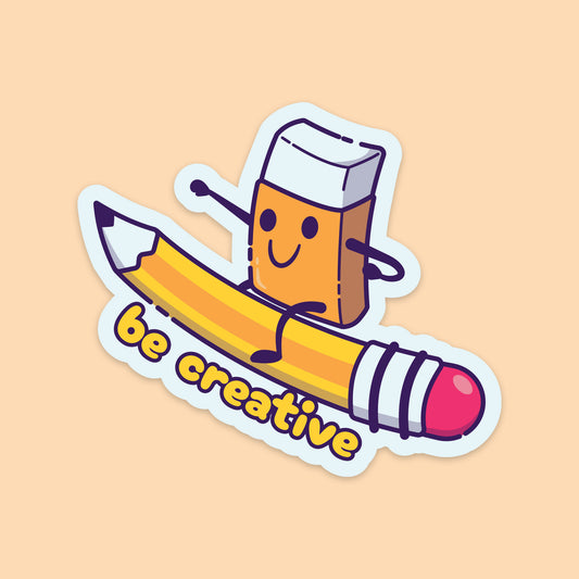 Be Creative Sticker