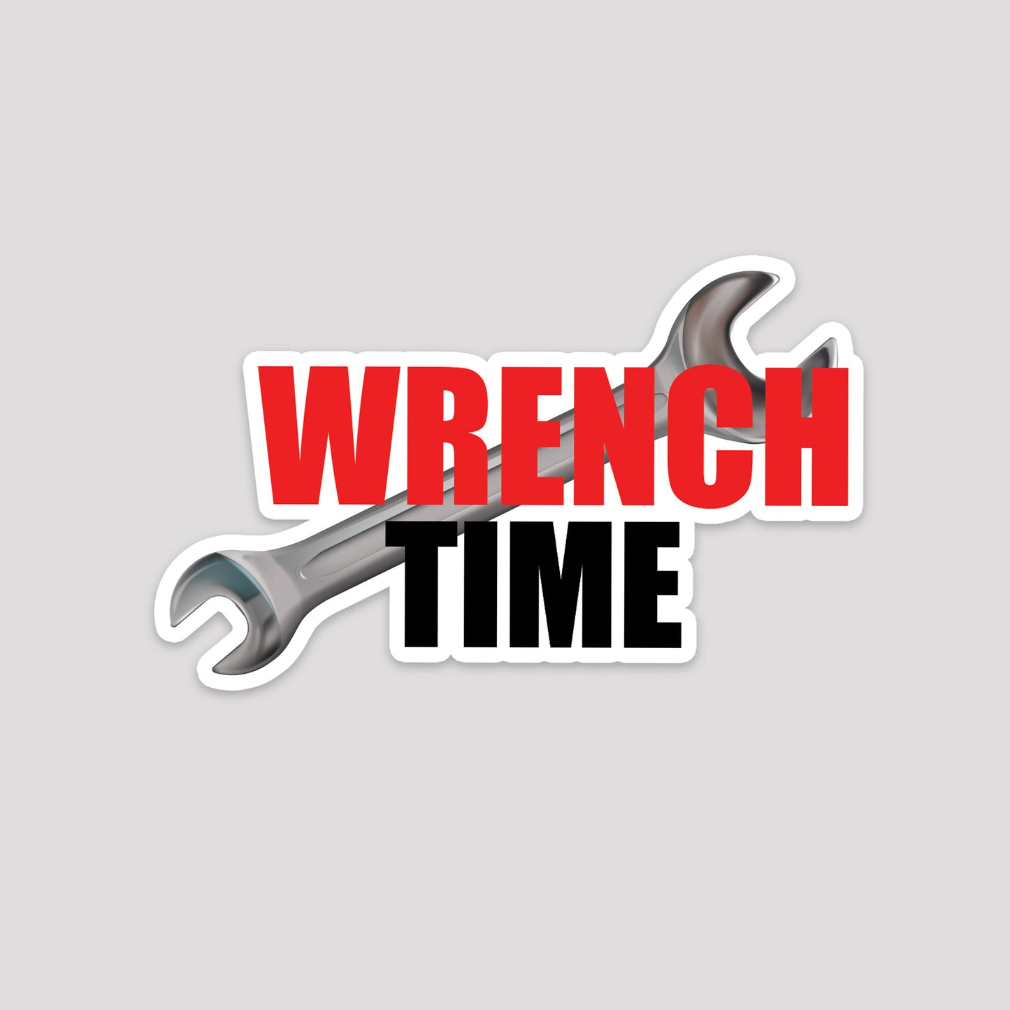 Wrench Time Sticker