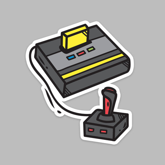 Old Nostalgic Console Sticker