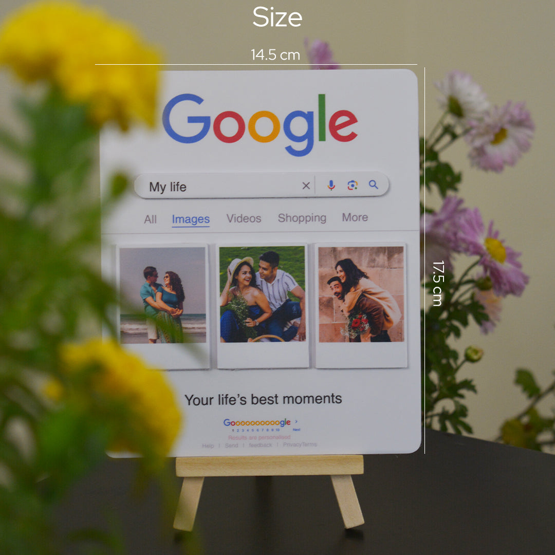 3D Google Images Frame (with Easel Stand)