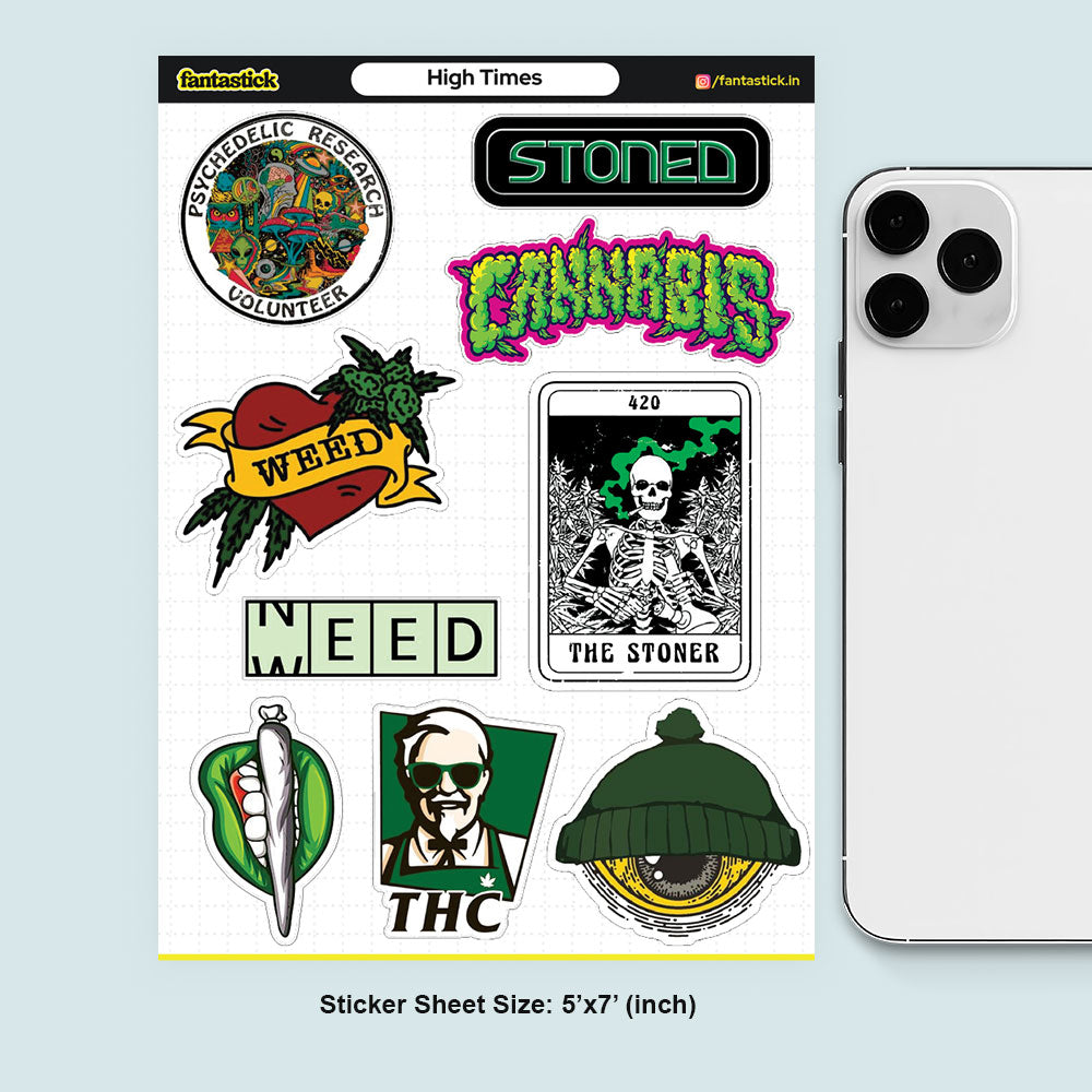 High Times Sticker Sheet