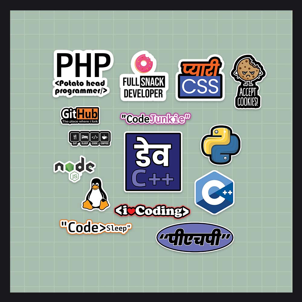 Coder's Canvas Stickers Bundle