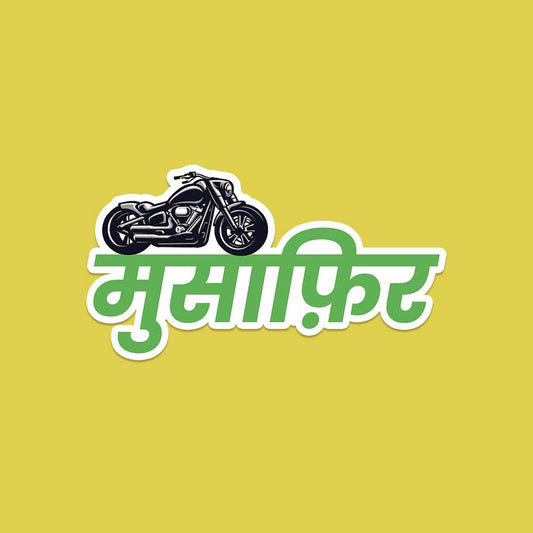 Musafir Biker Sticker