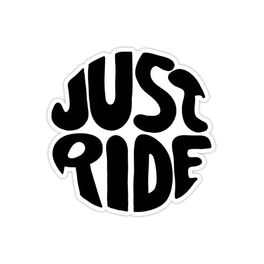 Just Ride sticker