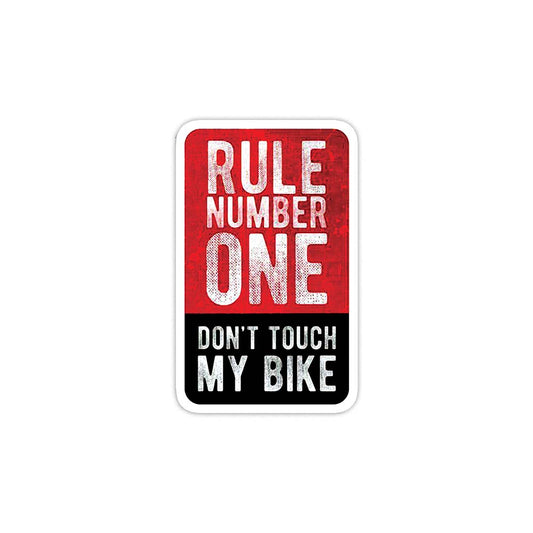 Don't touch my bike sticker