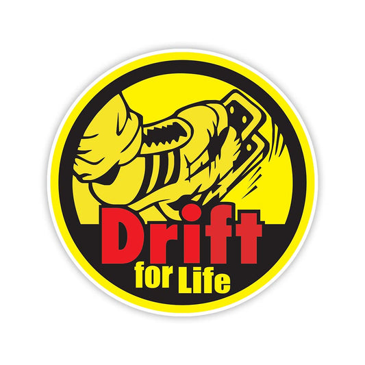 DRIFT for life car sticker