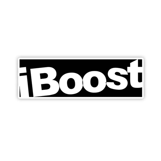 Iboost car sticker