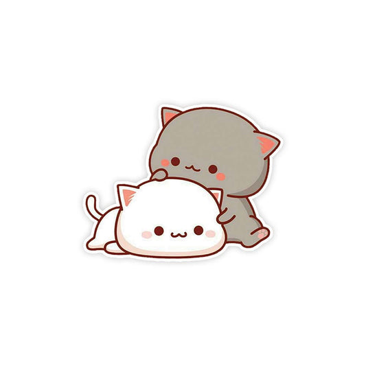 Cute lover cat kawaii sticker