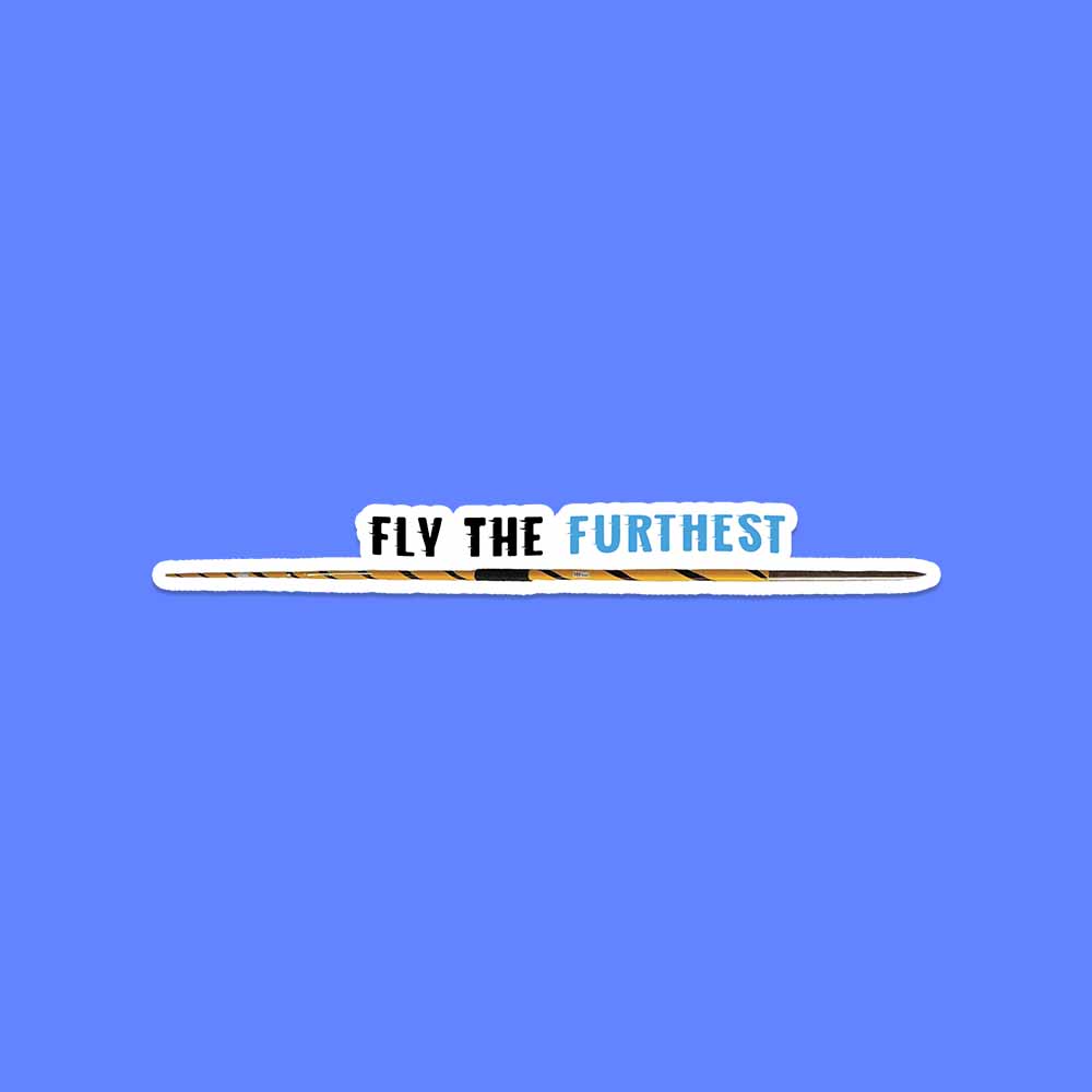 Fly The Furthest Sticker