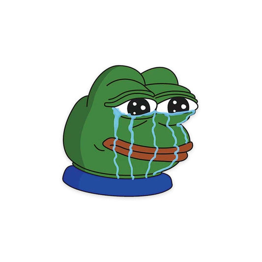 Buy Pepe Frog Crying Meme Sticker Online India