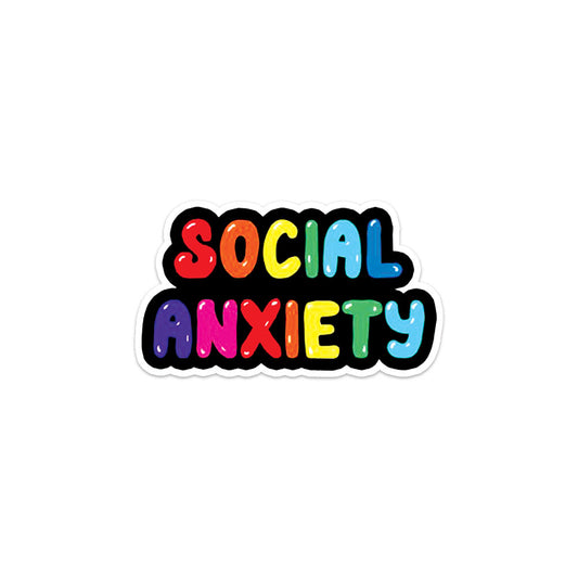 Social Anxiety Sticker