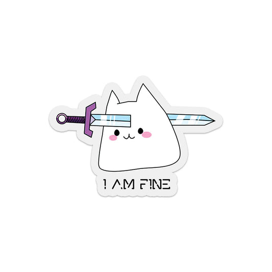 I am Fine Sticker