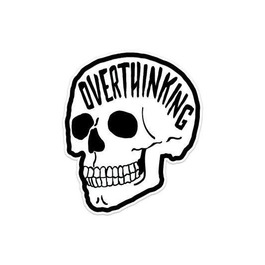 Overthinking Sticker