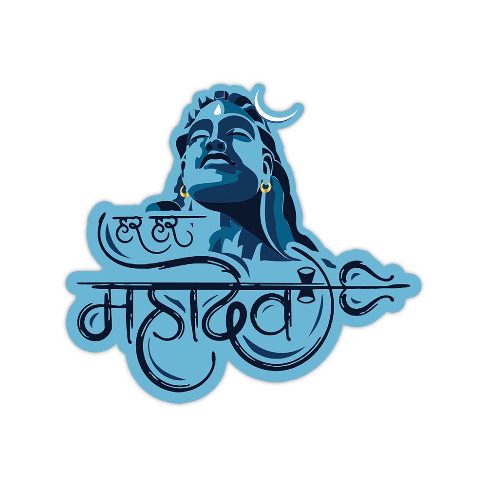 Buy Har Har Mahadev Sticker Online India