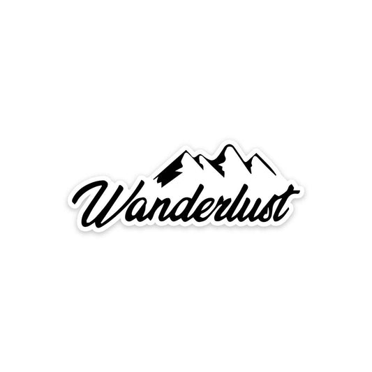 Wanderlust Travel Sticker