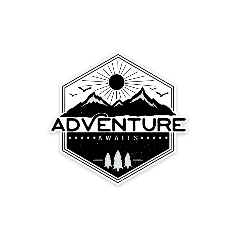 Adventure Awaits Sticker